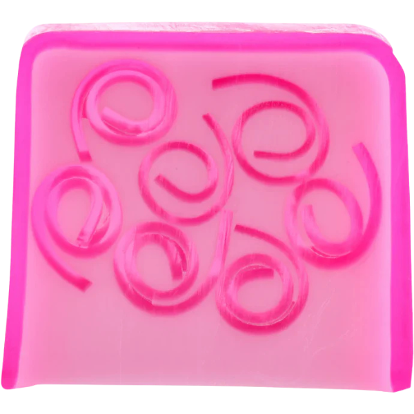 Pink Pamper Soap Sliced