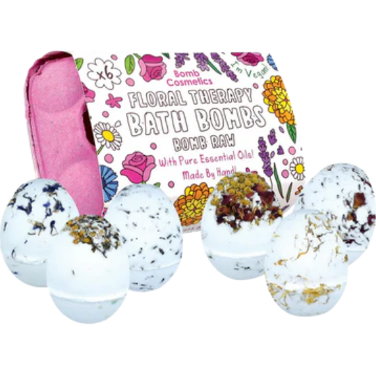 Bomb Raw Floral Therapy Bath Bombs Gift Pack