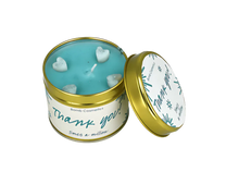 Thank You Tin Candle