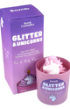 Glitter and Unicorns Piped Candle