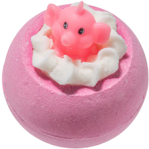 Pink Elephants & Lemonade Toy Bath bomb