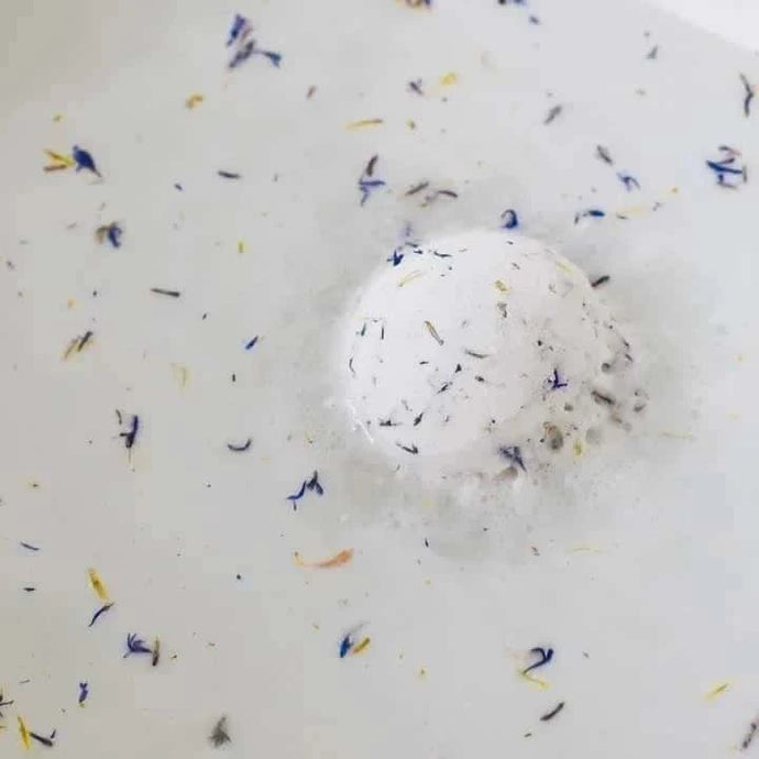 Cornflower Vegan Bath bomb Raw