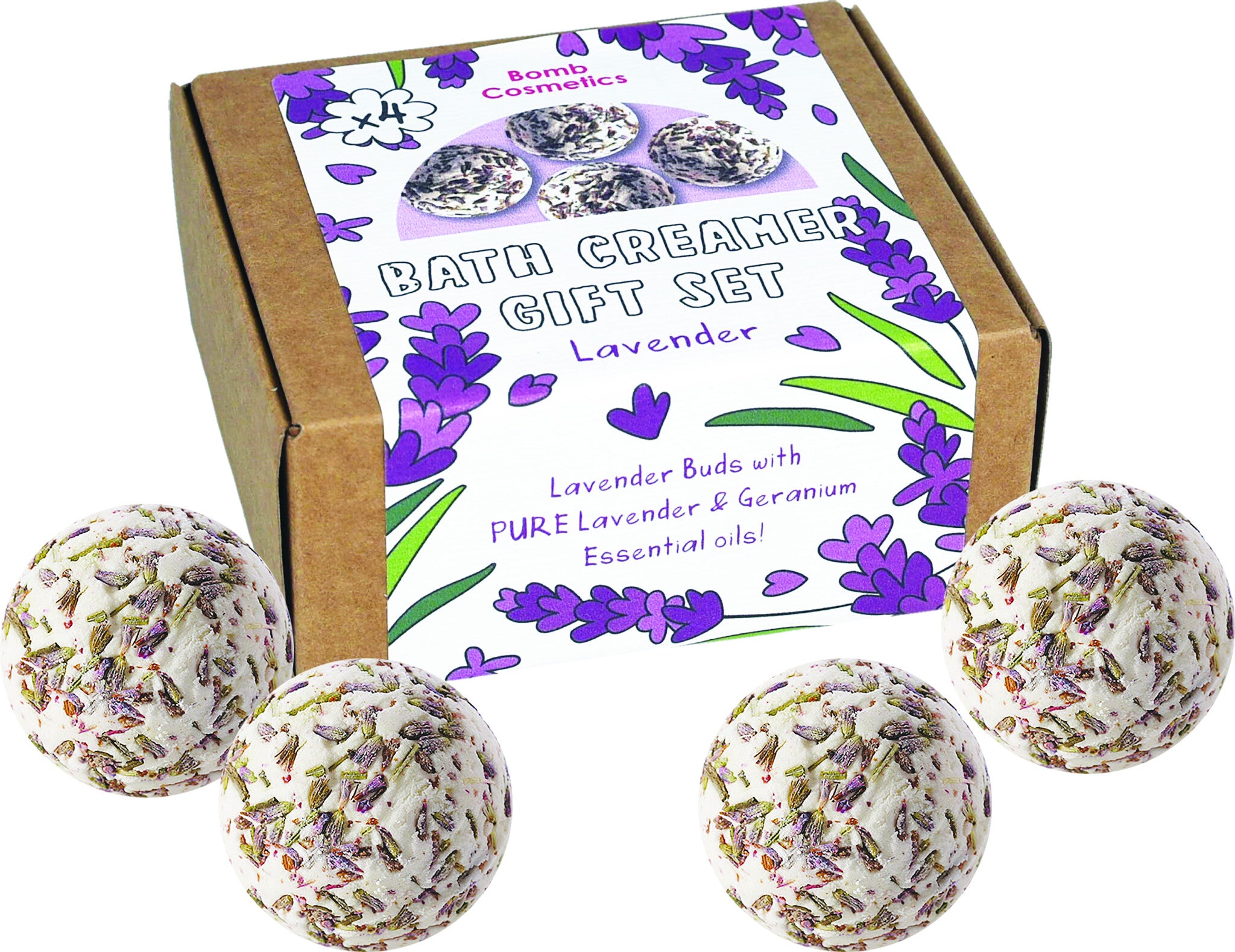 Lavender Bath Creamer Gift Set