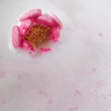 Peony Blush vegan RAW bath bomb