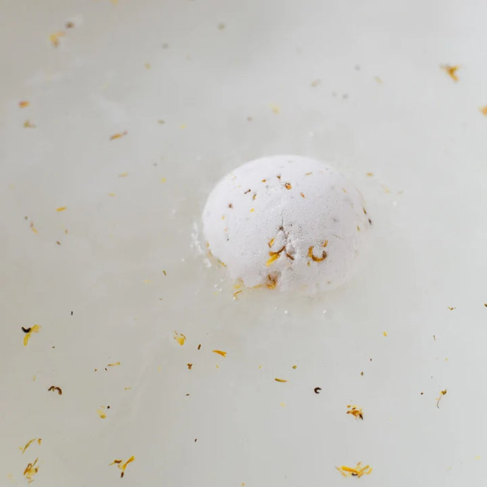 Marigold vegan RAW bath bomb