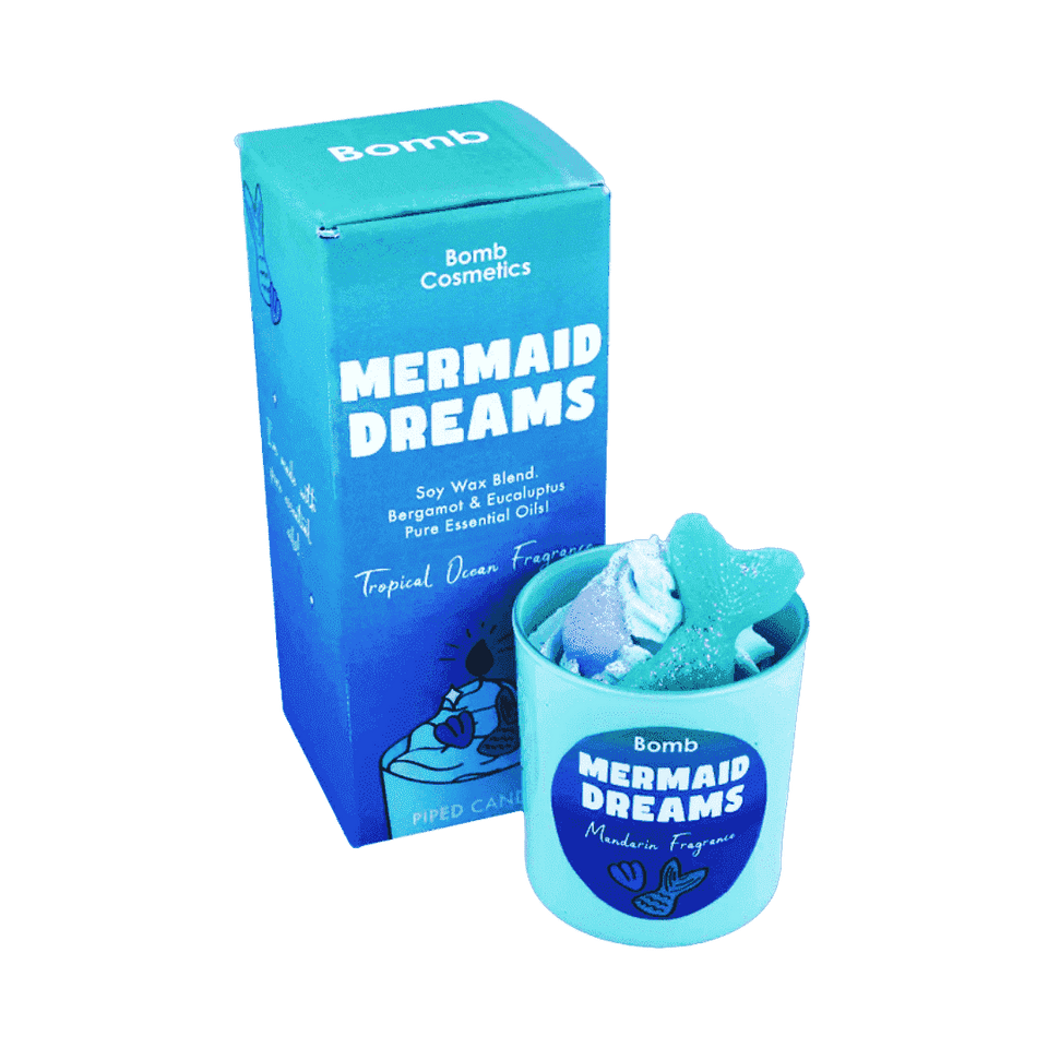Mermaid Dreams Piped Candle