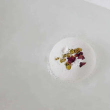 Rose and Chamomile vegan RAW bath bomb