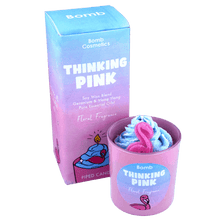 Thinking Pink Piped Candle