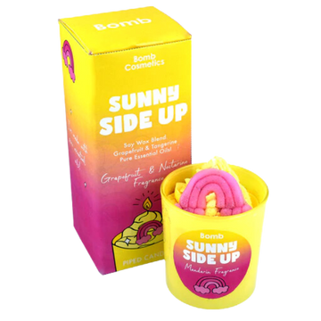 Sunny Side Up Piped Candle