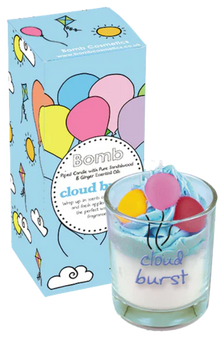 Cloud Burst Pipped Candle