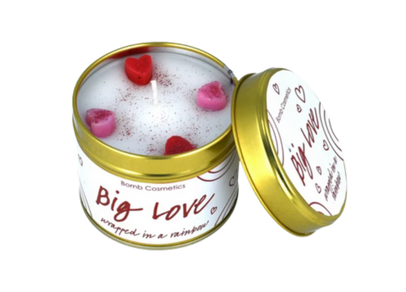 Big Love Tin Candle