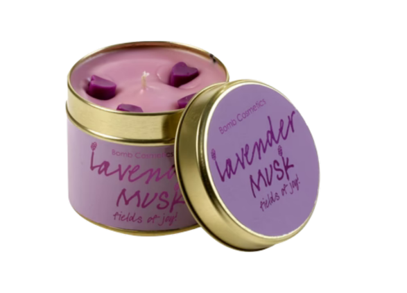 Lavender Musk Tin Candle
