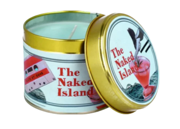 The Naked Island Tin Candle