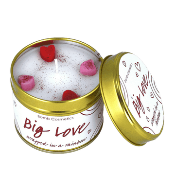 Big Love Tin Candle