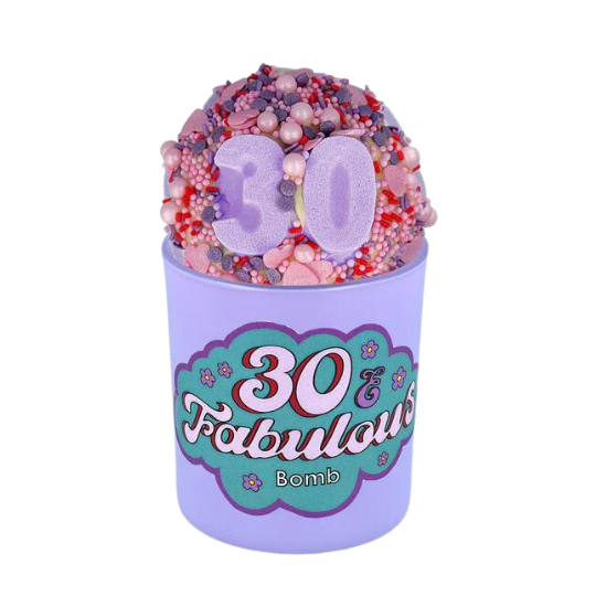 30 & Fabulous Glow Up Bath Bomb & Candle Duo