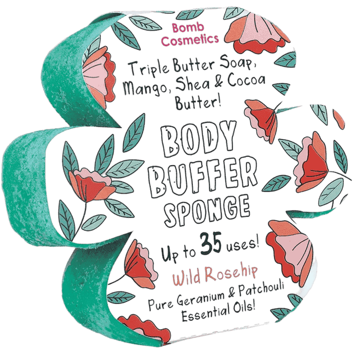Wild Rosehip Body Buffer Sponge