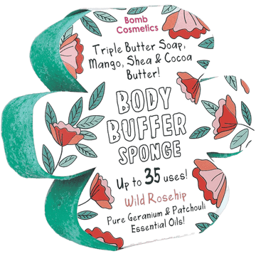Wild Rosehip Body Buffer Sponge