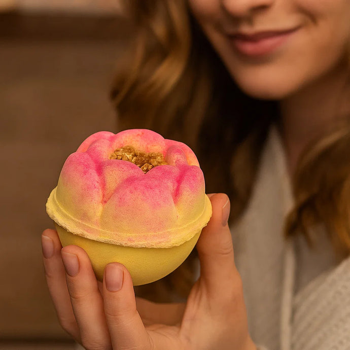 24K Marigold Vegan Bath bomb Raw