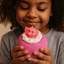 Pink Elephants & Lemonade Toy Bath bomb