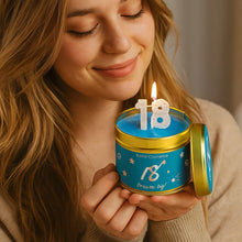 18th Birthday Tin Candle