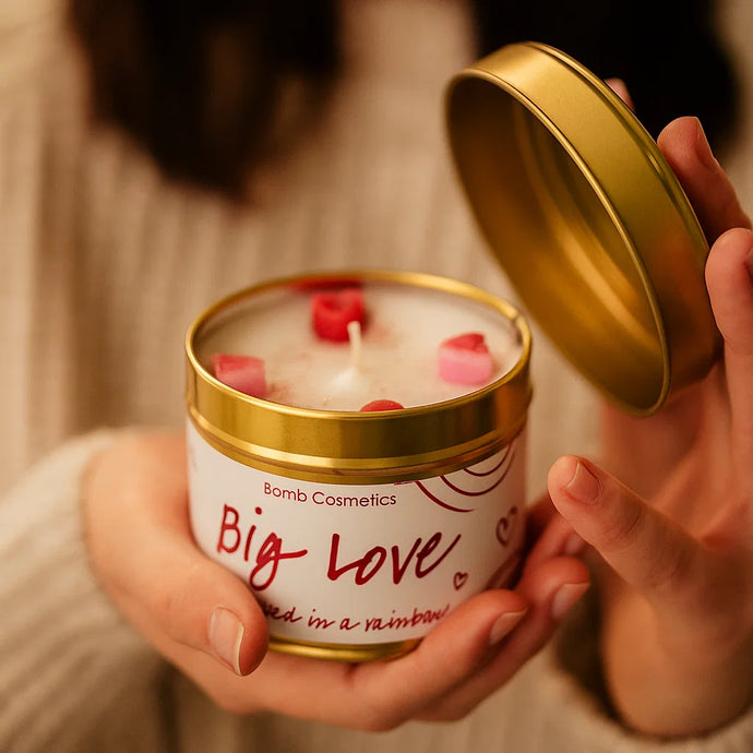 Big Love Tin Candle