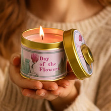Day of the Flowers Tin Candle