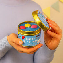 Happy Birthday Tin Story Candle