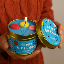 Happy Birthday Tin Story Candle