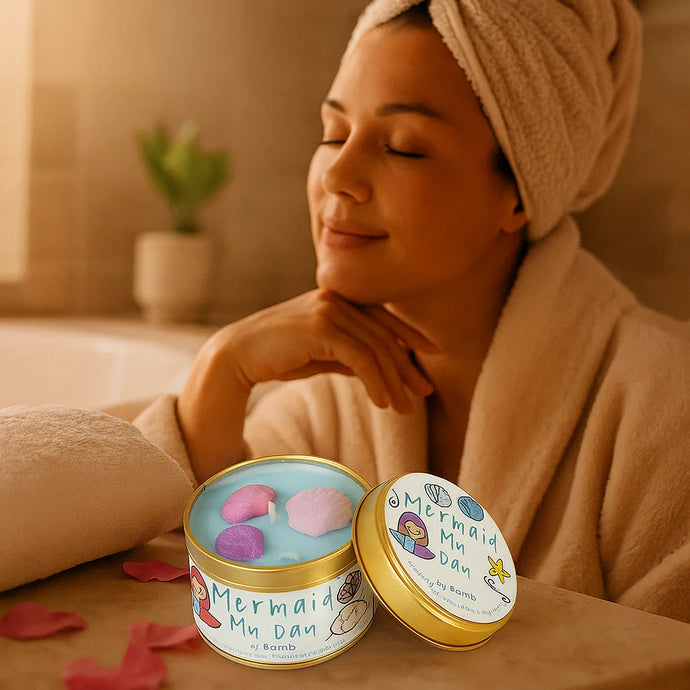 Mermaid My Day Tin Story Candle