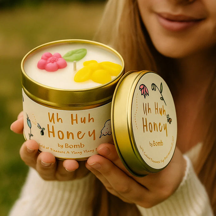 Uh Huh Honey Tin Story Candle