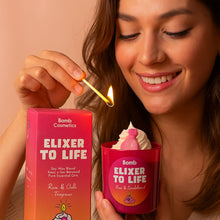 Elixir of Life Piped Glass Candle