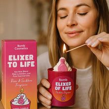 Elixir of Life Piped Glass Candle