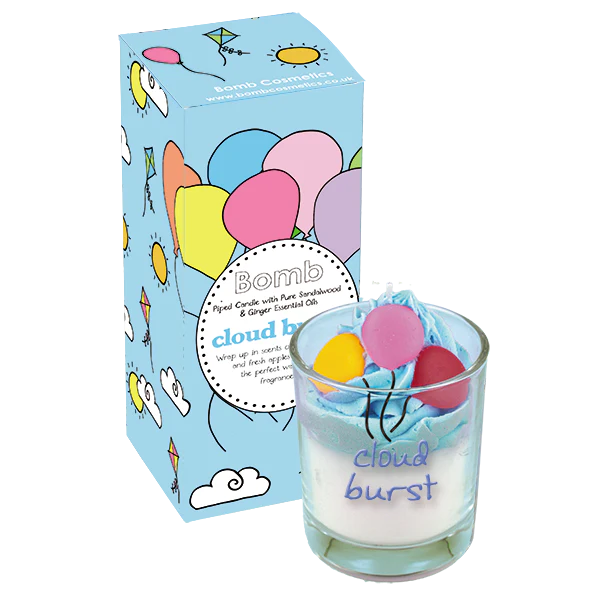 Cloud Burst Pipped Candle