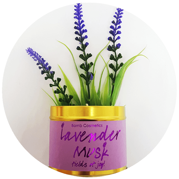 Lavender Musk Tin Candle