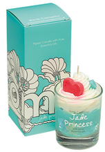 Jade  Princess Glass Candle