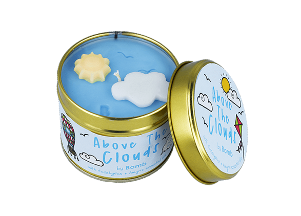 Above The Clouds Tin Candle