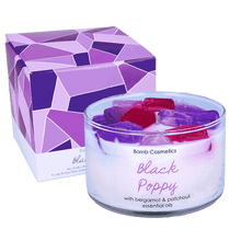 Black Poppy Jelly Candle