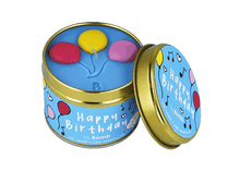 Happy Birthday Tin Candle