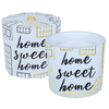 Home Sweet Home Wrapped Candle