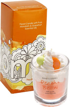 Peach Bellini Piped Candle