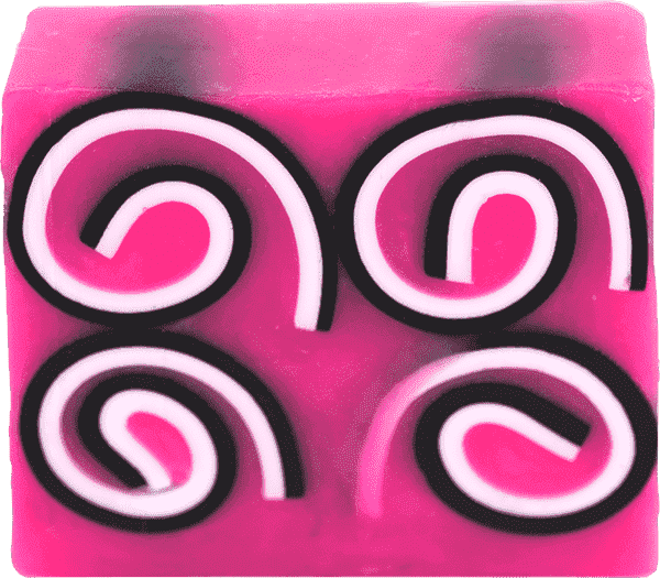 Ring of Roses Soap Sliced