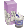 Shinny Happy Purple Piped Candle