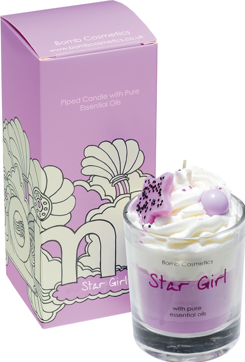 Star Girl Piped Candle