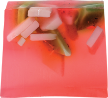 Strawberry Fields Soap Sliced