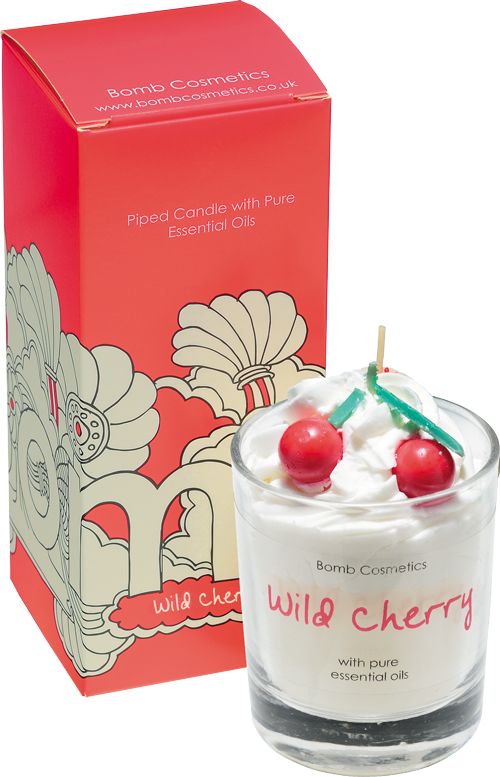 Wild Cherry Piped Candle